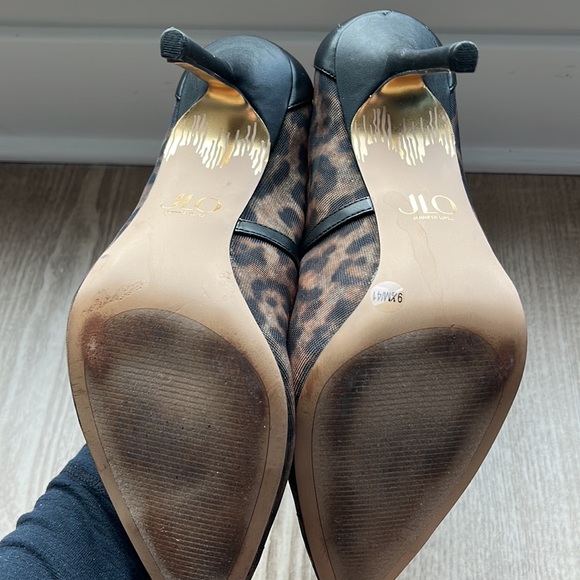 JLO Jennifer Lopez Leopard Mesh stilettos 🔥🔥 Size 9.5 - Picture 7 of 8